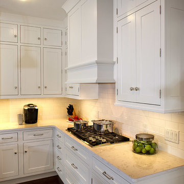 Door style: Pendleton 275 Inset | Species: Paint grade | Finish: White