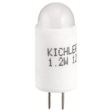 Kichler 18201 1 Watt T3 Bi Pin LED Bulb- 85 Lumens - White