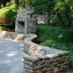 Outdoor Chess set on Paver Driveway
