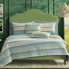 Five Queens Court Rebecca Surf Quilted Sham, King