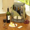 Pinot Wine and Cheese Cooler For 2, Olive/Tweed