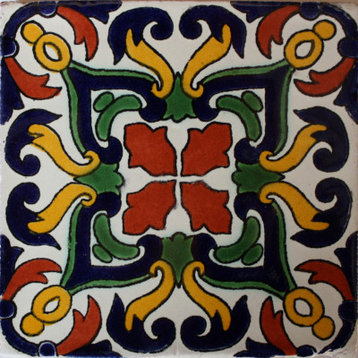 4.2x4.2 9 pcs Fuego Talavera Mexican Tile