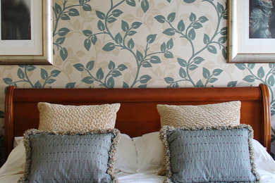 This is an example of a classic bedroom in West Midlands.
