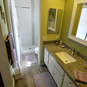 Rancho Cucamoga, CA - Eclectic Bathroom, Floors & Kitchen Remodel