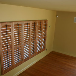 Black Tilt Bar - Interior Shutters