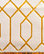 Marilyn Monroe White/Gold Trellis Glam Area Rug, 8'x10'