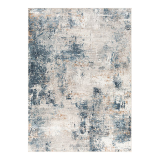 Ramiro Abstract Hand Tufted Rust / Brown Rug