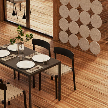 AL TO Restaurant: Horizon Restaurant Organic Modern Hospitality Interior