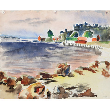 Eve Nethercott, Maine, P6.41, Watercolor Painting