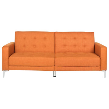 Soho Foldable Futon Bed, Orange