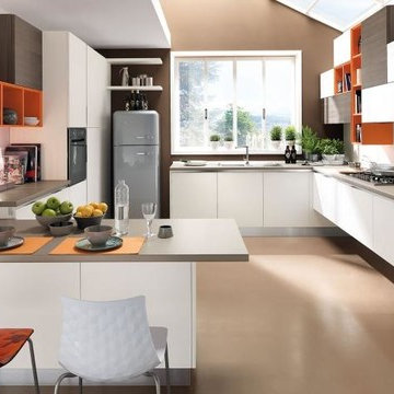Modern Italian Custom Made Kitchens by LUBE