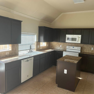 Kitchen Cabinet Refinish — Houston, TX