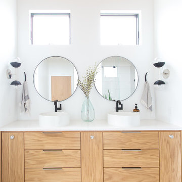 Client Modern Lodge by JDM- Master Bathroom
