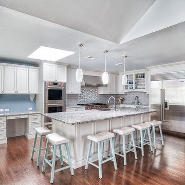 Kitchen that has it all ! Repose Gray & Silver Creek