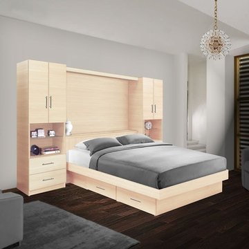 Studio Classic Pier Wall Storage Bedroom w Under Bed Storage