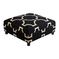 Surya Furniture- (FL-1003) - Footstools And Ottomans