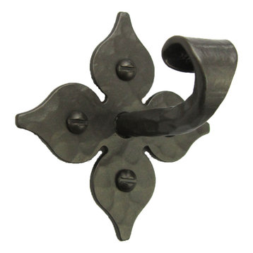 Rustic Spanish Spade Wrought Iron Hook Bhh4, #2 Bronze, Bhh4