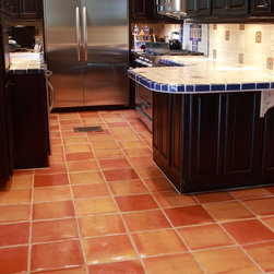 Saltillo Regular Square Tile in 12x12 (With Talavera tile) - Wall And Floor Tile