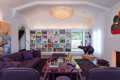 Inspiration for a modern living room remodel in Los Angeles