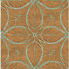 Seabrook Wallpaper in Copper, Green MK20504