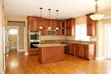 Example of a classic kitchen design in Chicago