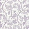 Balinese Peacock Linen Print, Lavender