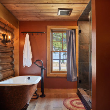 Luxury Log Cabin at Georgetown Lake, Montana