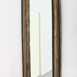 Harriot Multi Reclaimed/Recycled Wood Layered Mirror Frame - Bedroom Products