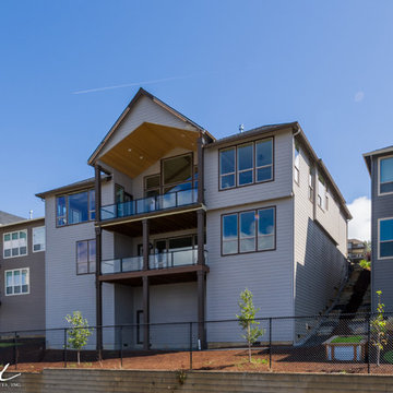 Rear Elevation - The Overlook - Cascade Craftsman on Prune Hill