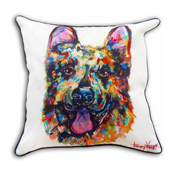 German Shepherd Indoor/Outdoor Cushion Covers - Outdoor Cushions And Pillows