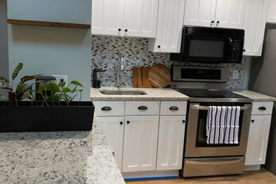 Example of a kitchen design in Boston