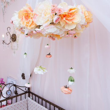 Peachy Roses Baby Room