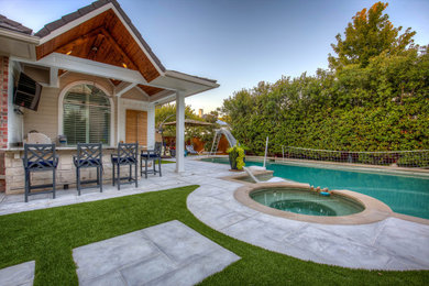 Backyard Pool Retreat