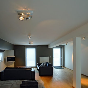 Kalu 1, Wall/Ceiling Lamp, Brushed Aluminum Finish