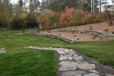 Design ideas for a landscaping in Edmonton.