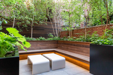 Patio - contemporary patio idea in Boston