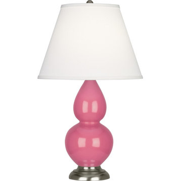 Small Double Gourd Accent Lamp, Schiaparelli Pink