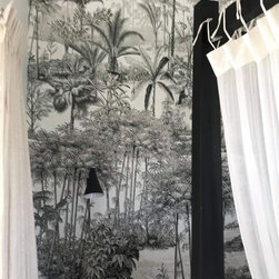 Projet Amazone gris - Chambre maison - Wallpaper