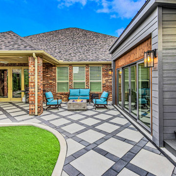 Birdie Dr | Paved Patio Design | Landscape Architect