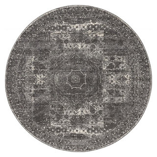 Traditional Vienna Smoke Area Rug, 8' Round - Contemporary - Area Rugs ...