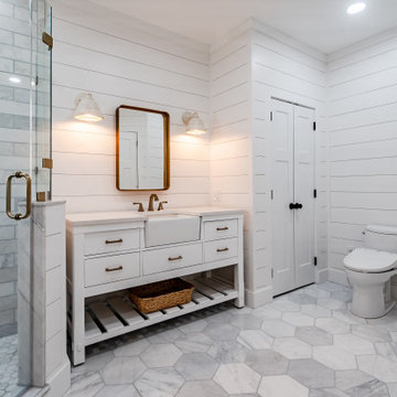 Downingtown Modern Farmhouse Master Bathroom