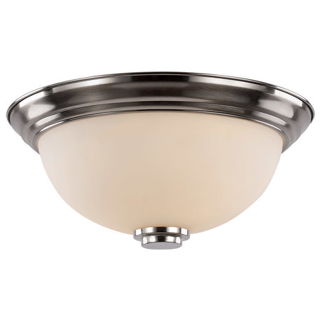 Mod Pod 2 Light Flush Mount in Brushed Nickel