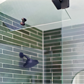 Primary Bath - Glass Ventilations | Tropical Avenue | Northborough, MA