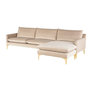 Nude Velour Seat/Brushed Gold Legs