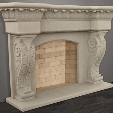 Italian Fireplace Mantels Styles