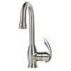 Allora Sickle Design Lead Free Stainless Steel Bar Faucet