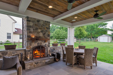 Design ideas for a country patio in Philadelphia.