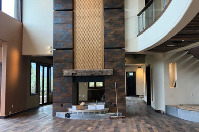 Inspiration for a contemporary home design remodel in Phoenix