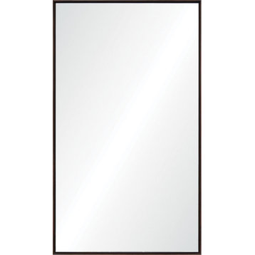 Renwil Anjalina Brown Wood Framed Full-Length Mirror