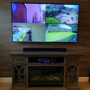 Home Theater & 8 Channel Home Surveillance System